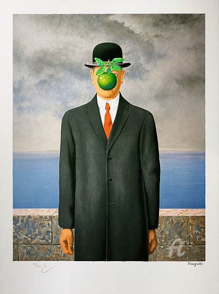 Le Fils De Lhomme Prenten And Gravures Door René Magritte Artmajeur