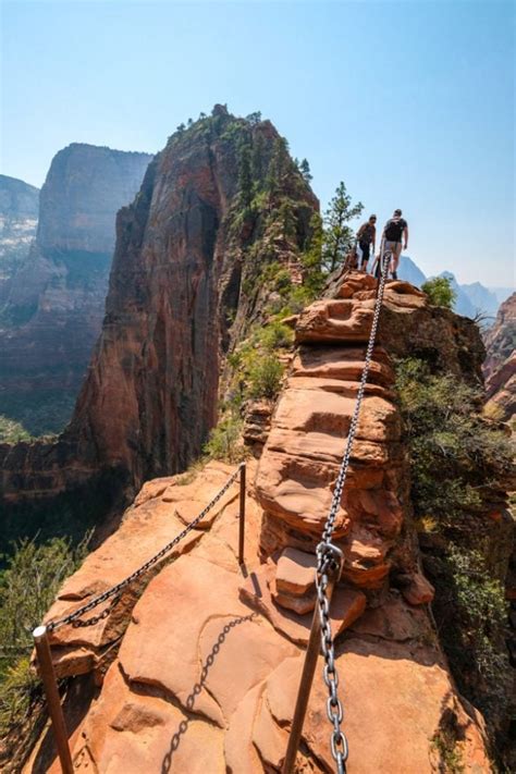 Angels Landing Hike Epic Chain Trail In Zion National Park