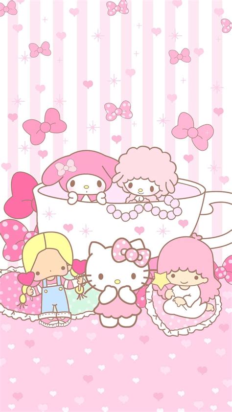 Hello Kitty My Melody Wallpapers Wallpaper Cave