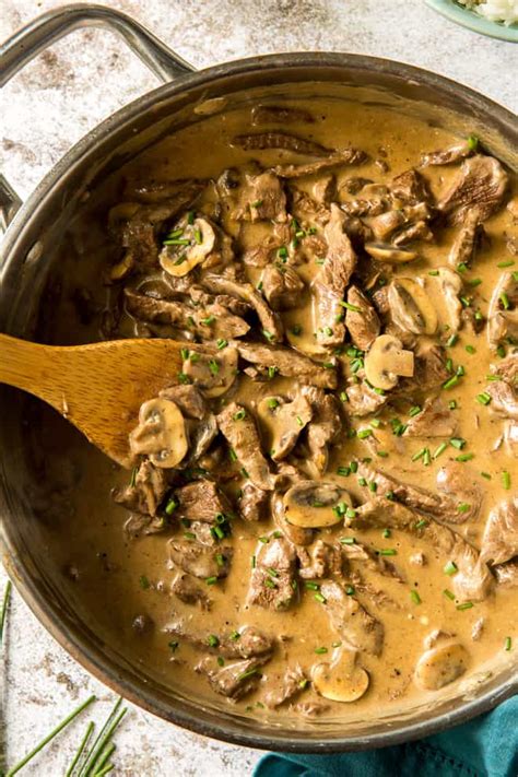 List Of 10 Beef Stroganoff With Rice