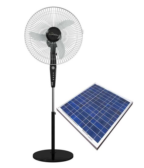 Eco Wing 16 Inch Hybrid Solar Pedestal Fan With Solar Panel Price In