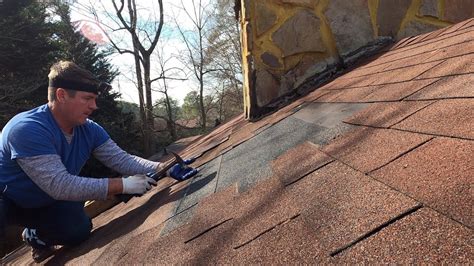 Replacing Damaged Roofing Shingles Youtube