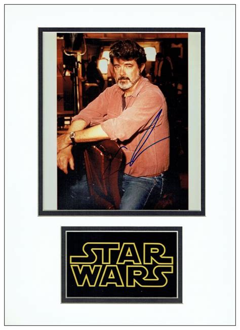 George Lucas Autograph Signed Photo Star Wars