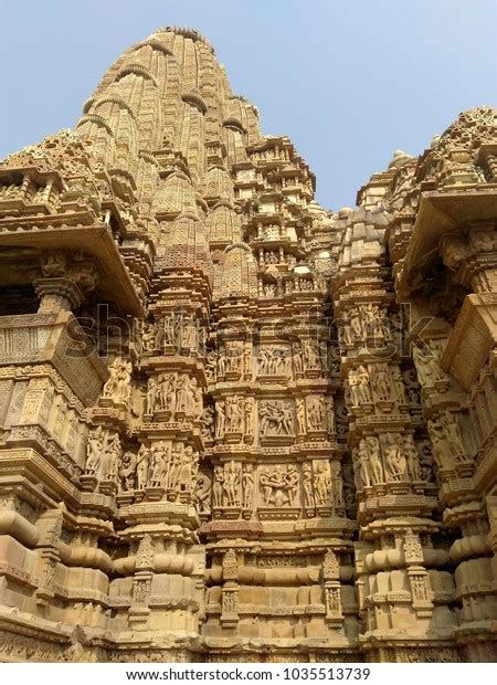 Incredible Khajuraho Kandariya Mahadev Temple Unesco Foto De Stock