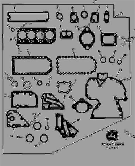 Re502814 Gasket Re502814 John Deere Spare Part 777parts