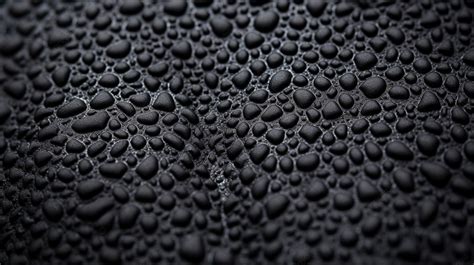 Black Foam Rubber Captivating Background Texture Grainy Texture Black