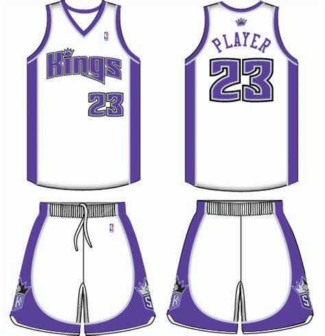Sacramento Kings Uniform Home Uniform National Basketball