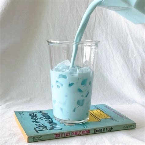 Pin By Jesse Doubiago On Blue Aesthetic Food Blue Drinks Blue Food