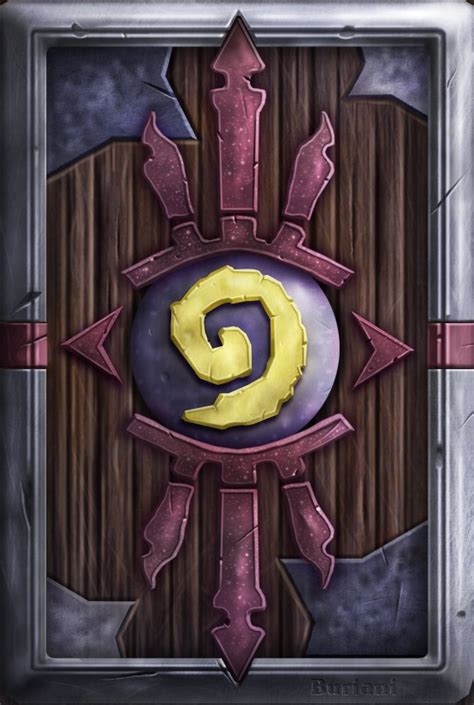 Hearthstone Cardback Fan Art By Atomicgumball Art Hand Painted Textures