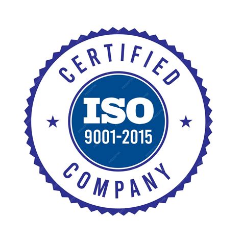 Premium Vector Iso 9001 2015 Certification Iso 90012015 Logo Iso 9000