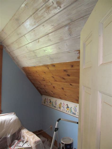 Washed Pine Walls Knotty Pine Walls White Wash Ceiling