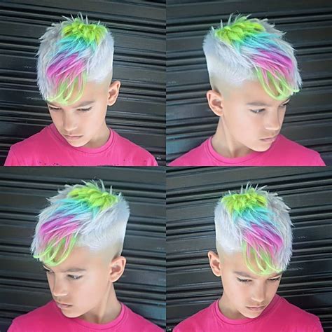 30 Funky Hairstyle Boy With Colour Fashion Style