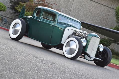 1932 32 Ford Coupe Chopped Channeled Steel Real Deal Hot Rod Rat Scta