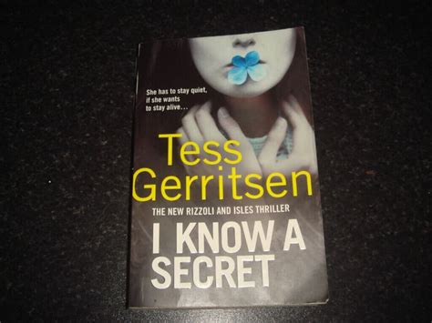 Tess Gerritsen I Know A Secret Used Paperback Book Post Or Collection In Plymouth Devon