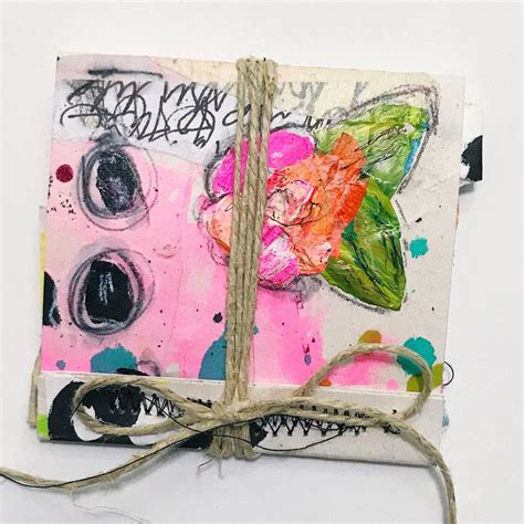 100 Day Challenge Lets Start Small Mixed Media Art Journaling