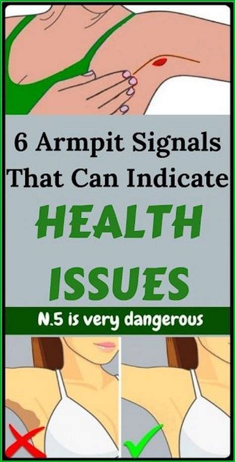 6 Armpit Signals That Can Indicate Health Issues Health Health