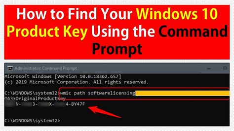 How To Get Windows Product Key Using Cmd Lates Windows 10 Update
