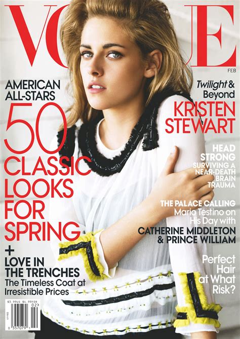 Kristen Stewart Covers Vogue Us February 2011