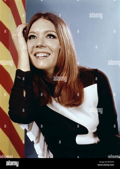 Diana Rigg Actress 1961 Stock Photo Alamy