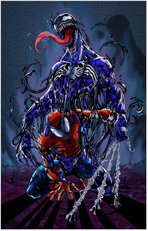 Spider Man Venom Marvel Comics Art Marvel Artwork Spiderman Art