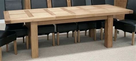 Extendable Dining Table Seats 12 Oak Extending Dining Table
