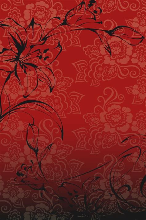 🔥 49 Red Pattern Wallpaper Wallpapersafari