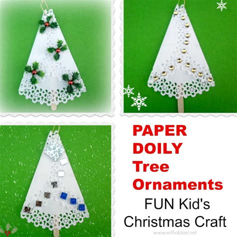 Paper Doily Tree Ornaments With A Blast