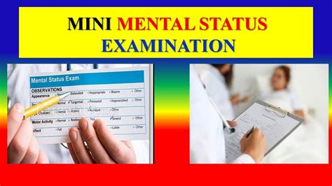 Mini Mental Status Examination Mental Health Nursing Youtube