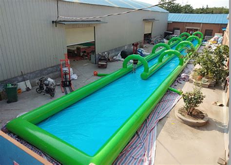 Giant 1000 Ft Inflatable Slip N Slide Blow Up Slip And Slide Easy Setup