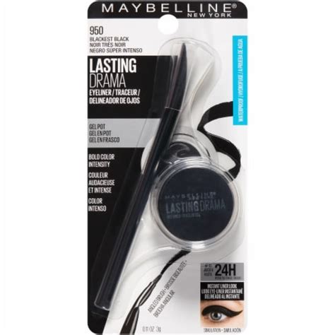 Maybelline Lasting Drama Gel Liner 950 Blackest Black 011 Oz Qfc