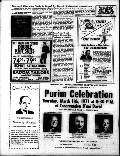 The Detroit Jewish News Digital Archives March 05 1971 Image 12