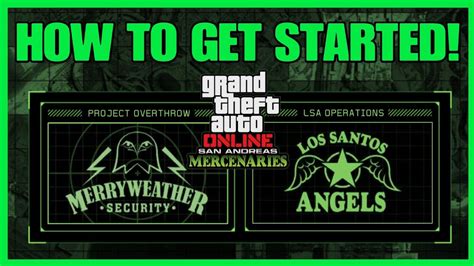 How To Get Started With The San Andreas Mercenaries DLC In GTA Online YouTube