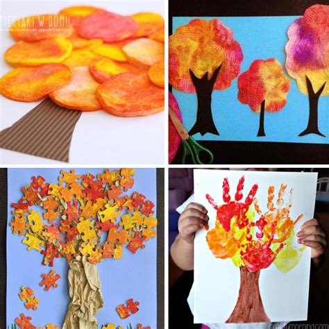 20 Fall Tree Crafts For Kids Easy And Gorgeous For All Ages