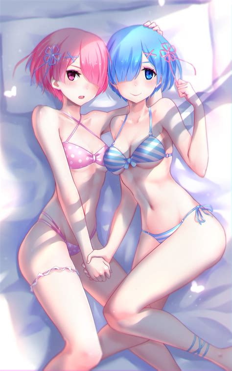 Wallpaper Anime Girls Blue Hair Blue Eyes Short Hair