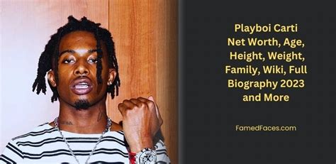 Playboi Carti Net Worth Height Age Girlfriend Tattoos Wiki Full