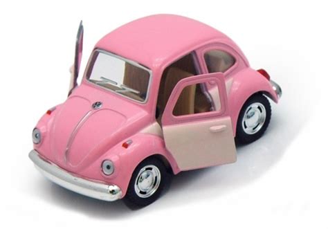 1967 Volkswagen Classic Beetle Pink Kinsmart 4026dc 375diecast