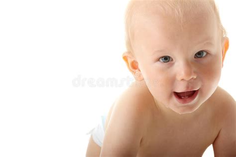 Bright Closeup Portrait Of Adorable Baby Stock Photo Image Of Good