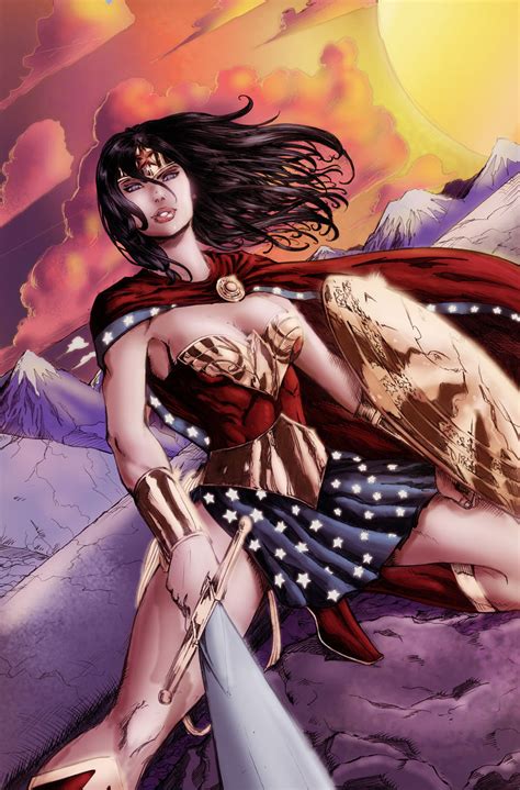 Wonder Woman High Rez Copy Colored V2 Alfred Trujillo Artist