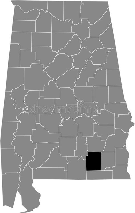 Alabama County Map Stock Vector Illustration Of Kentucky 173364504