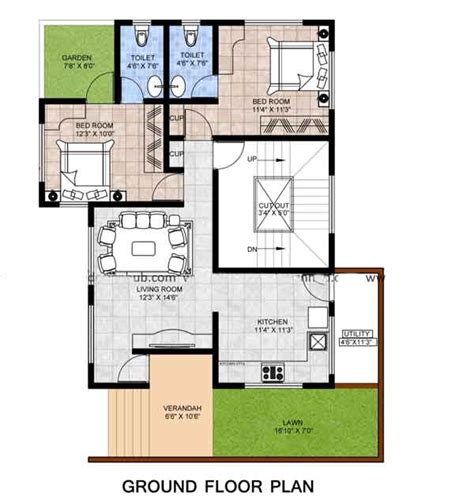 Low Cost 2 Bedroom House Plan Kerala