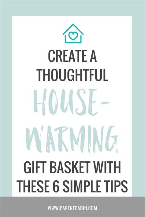 A thoughtful housewarming gift is more than just a gesture or an excuse to decorate—it can be a lifeline. 6 Thoughtful DIY Housewarming Gift Basket Ideas • Parent ...
