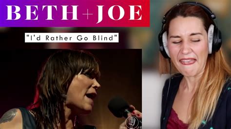 Beth Joe I D Rather Go Blind REACTION ANALYSIS By Vocal Coach Opera