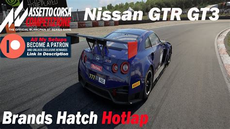 Assetto Corsa Competizione ACC Hotlap Nissan GTR GT3 Setup At Brands