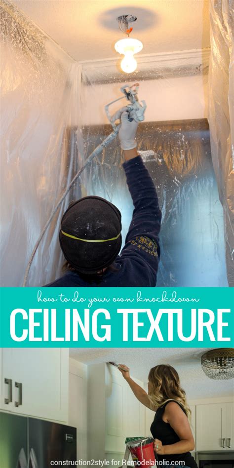 Its popularity rose because it is cheaper and easier than paint to apply and maintain. How To Apply Your Own Knockdown Ceiling Texture -- replace ...