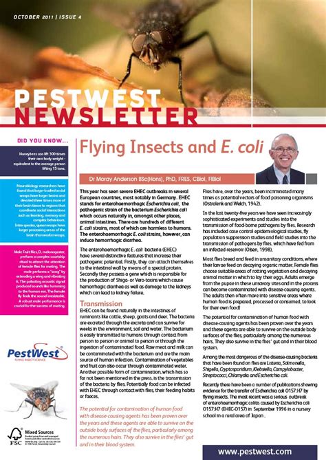 Pestwest Uk Newsletter Issue 4
