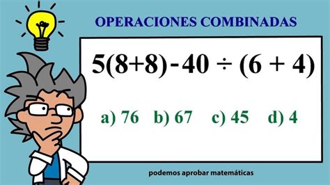 Operaciones Combinadas Matematicas Primero De Primaria