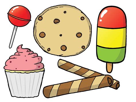 15 Set Digital Sweets Clipart Digital Clipart Sweets Etsy