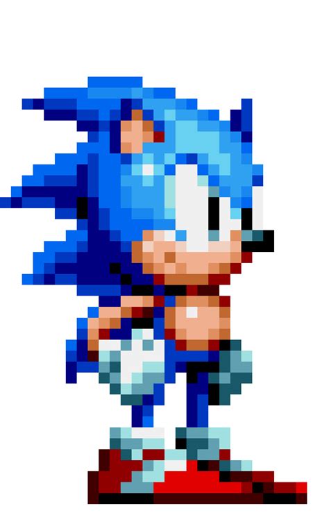 Sonic 3 Sonic Mania Sprite Fusion Pixel Art Maker