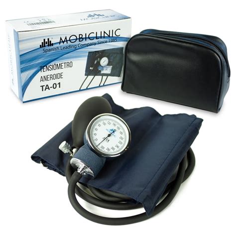 Blood Pressure Monitor Tensiometer Aneroid Blue Mobiclinic