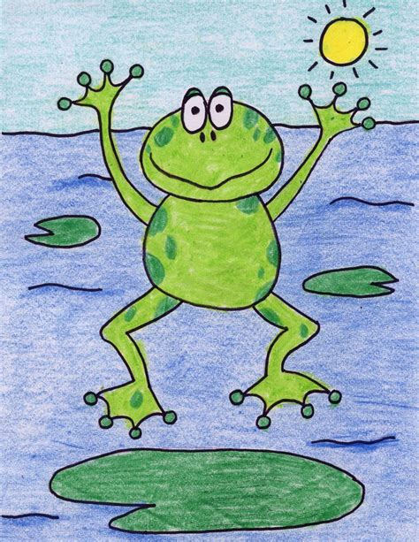 How To Draw A Frog · Art Projects For Kids